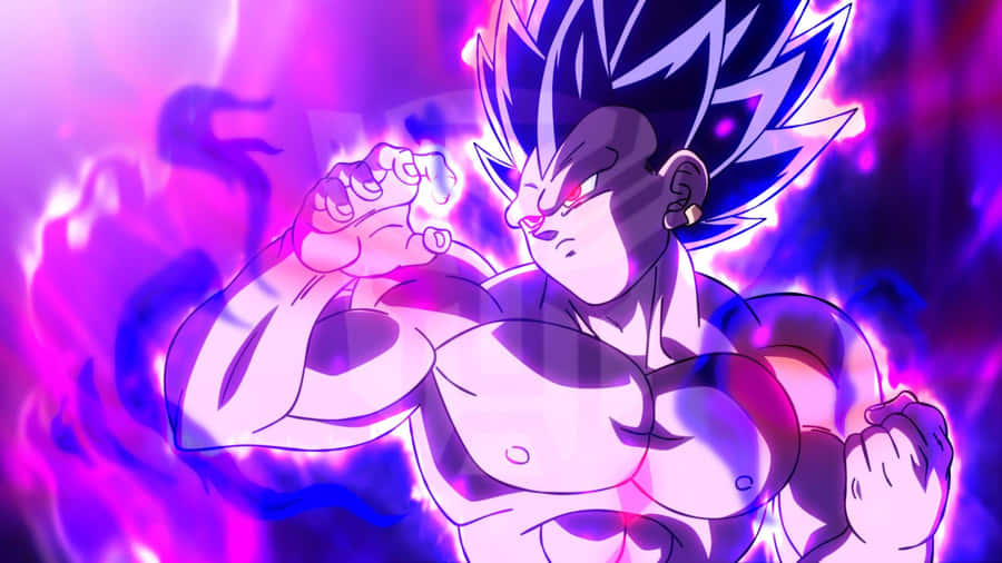Unleash Your Inner Super Saiyan With Vegeta Ultra Ego Wallpaper