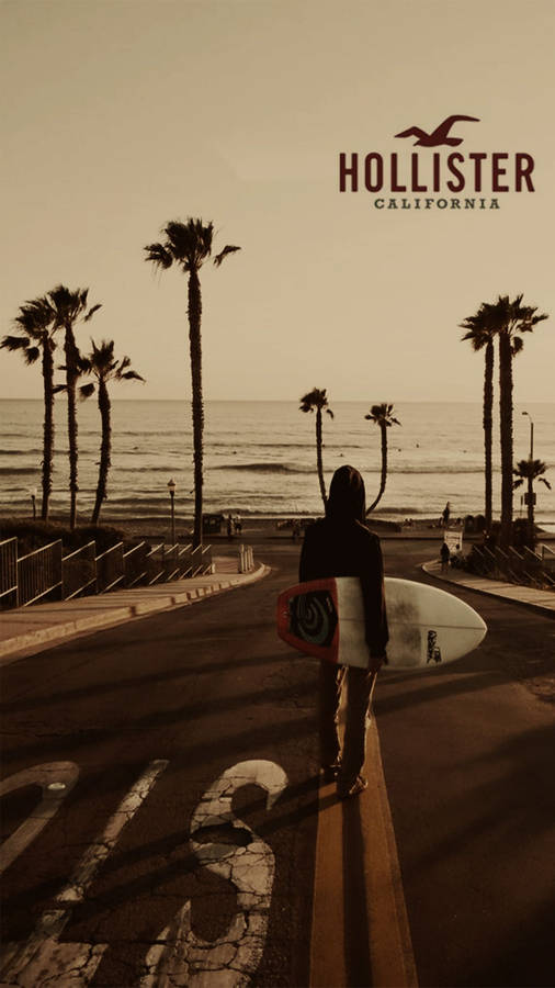 Unleashing The California Spirit: A Hollister Surfer Wallpaper