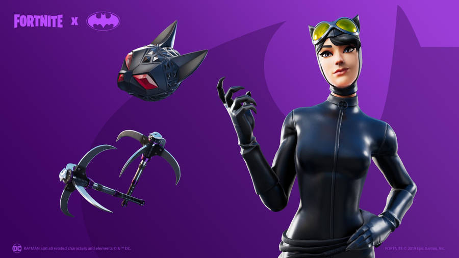 Unlock Catwoman Skin In Fortnite Wallpaper