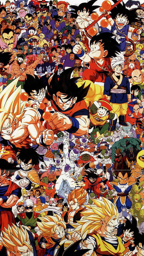 Unlock The World Of Entertainment With The Dragon Ball Iphone Wallpaper
