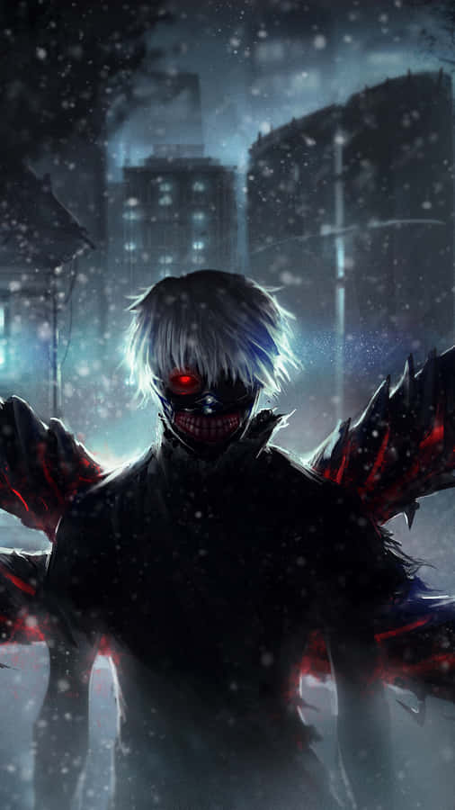 Unmissable Performance With The Kaneki Phone Wallpaper