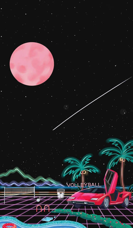 Unplug And Experience A Vintage Home Aesthetic With A Classic Phone. Wallpaper