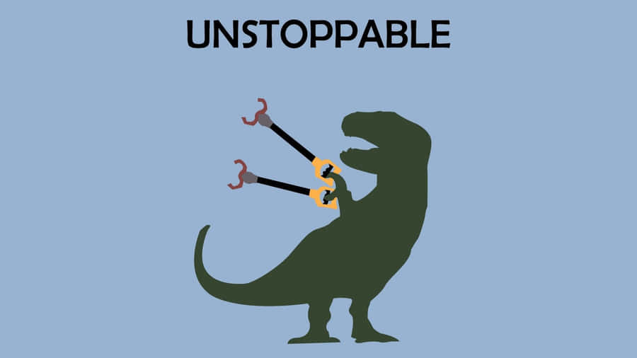 Unstoppable T-rex Wallpaper