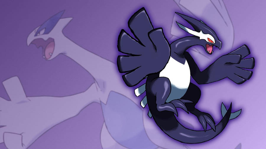 Unveiling The Shadowy Glacier Form Of Lugia Wallpaper