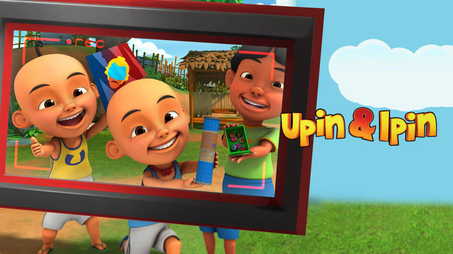 Upin And Ipin With Mail Fun Wallpaper