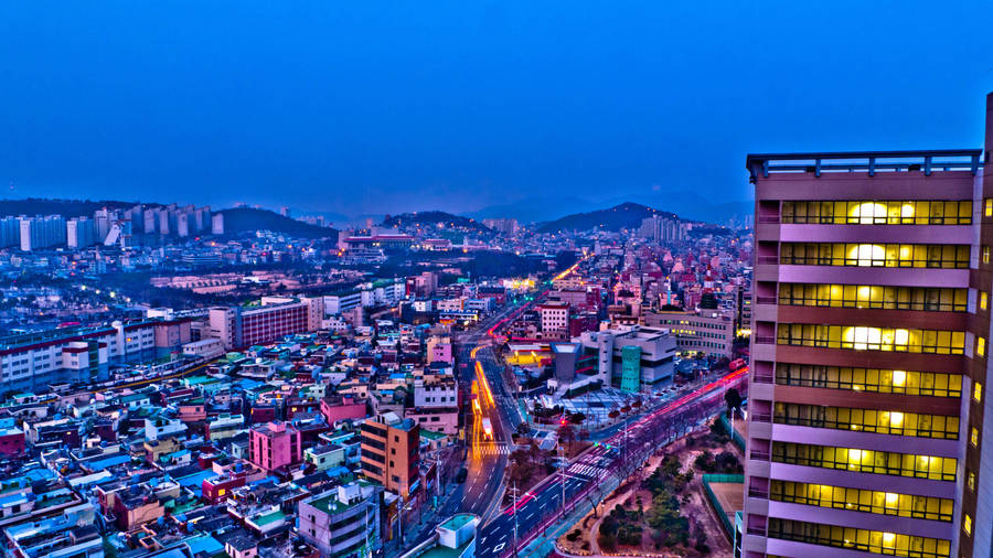 Urban Busan City South Korea Wallpaper