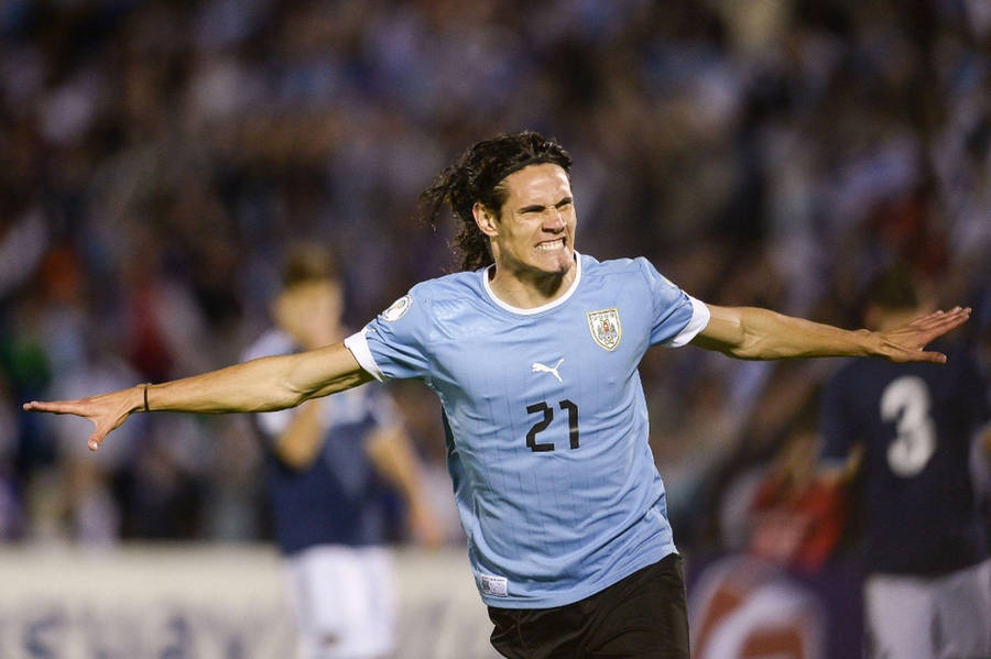 Uruguay National Football Team Edison Cavani 21 Wallpaper