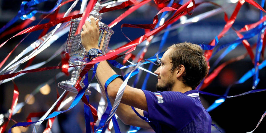 Us Open Champion Daniil Medvedev Wallpaper