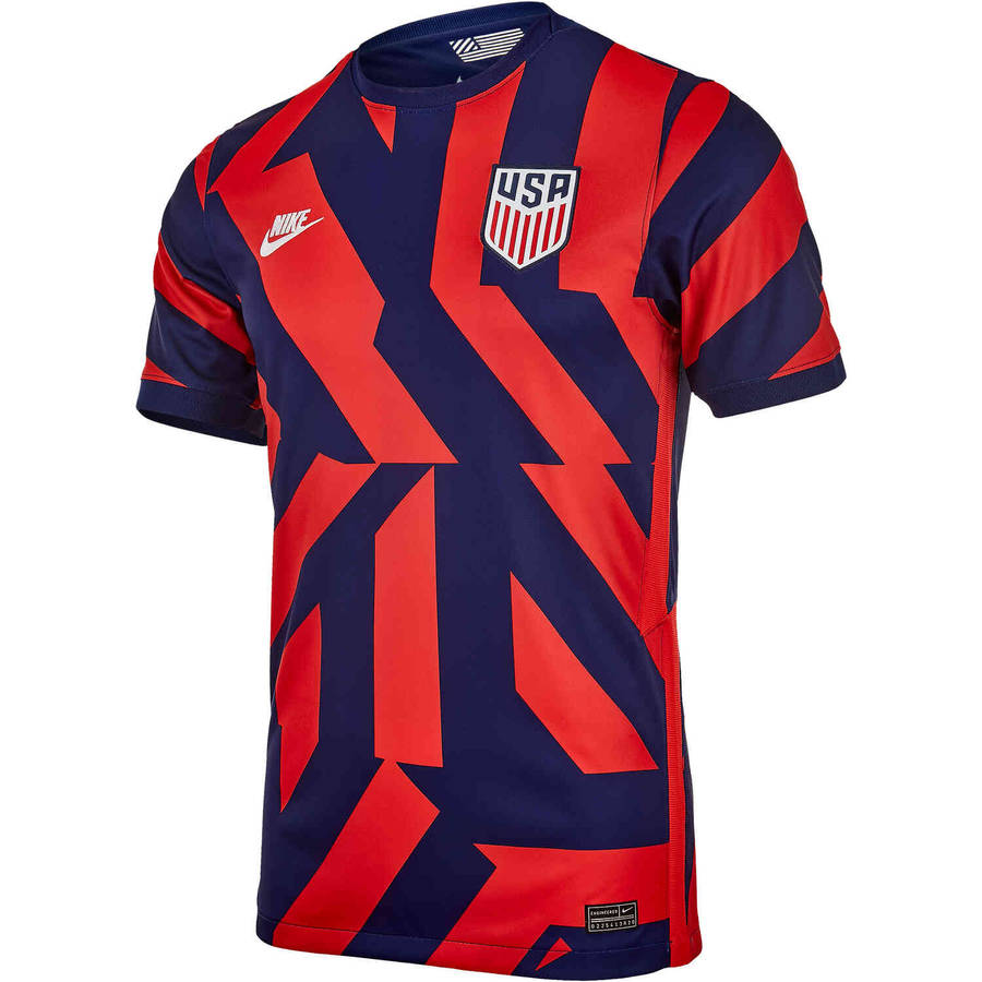 Usa National Football Team Red Fifa Jersey Wallpaper