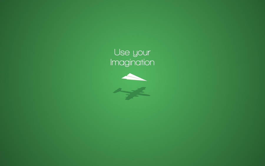 Use Your Imagination Motivational Aesthetic Desktop Wallpaper