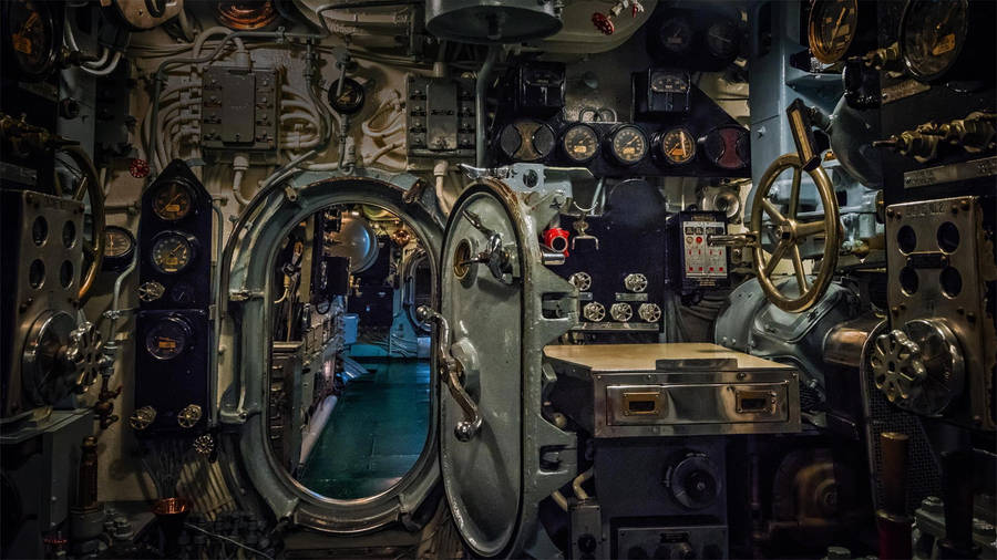 Uss Alabama Submarine Interior Wallpaper
