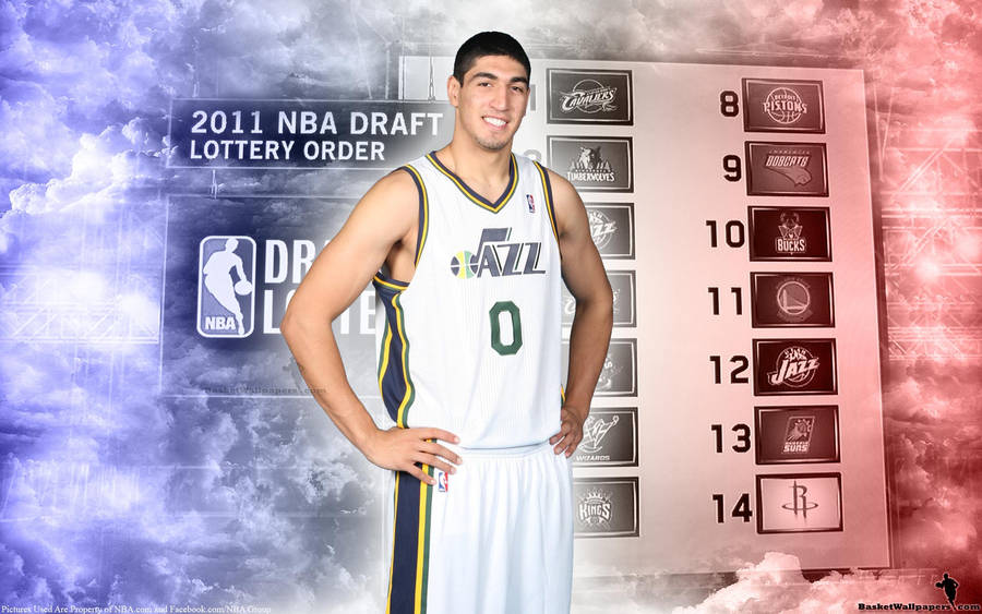 Utah Jazz Enes Kanter Freedom Wallpaper