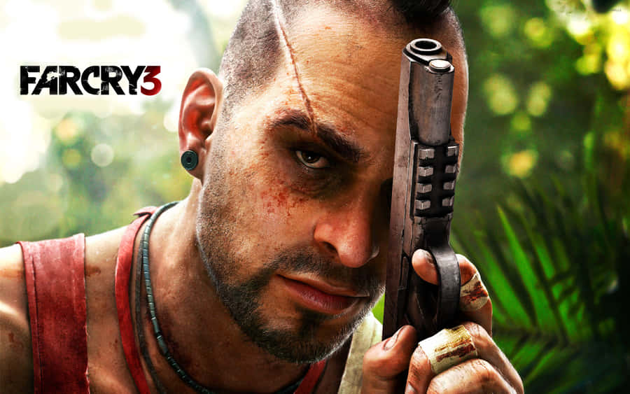 Vaas From Far Cry 3: A Relentless And Notorious Villain Wallpaper