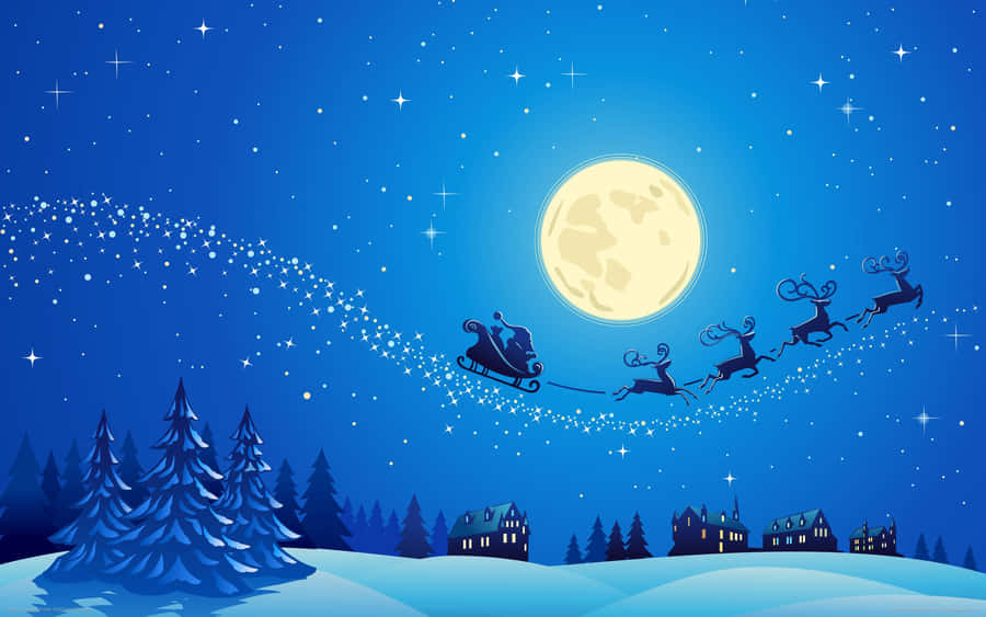 Vacation Magic On Christmas Eve Wallpaper