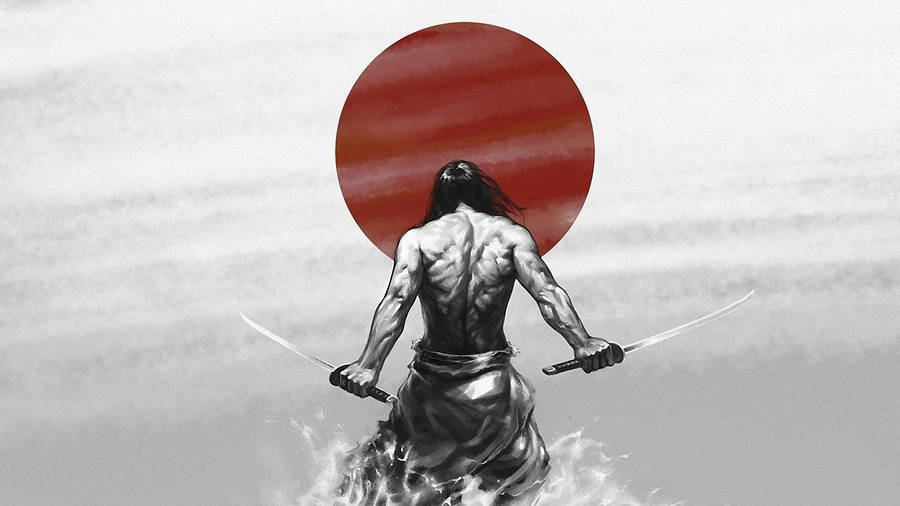 Vagabond Japanese Flag Wallpaper