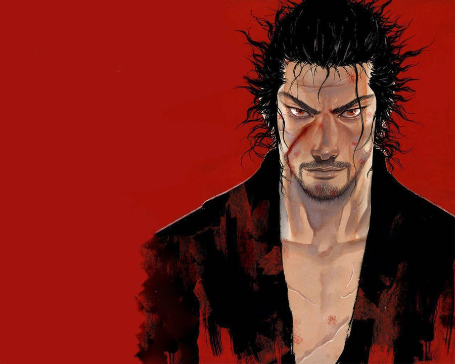 Vagabond Red Wallpaper