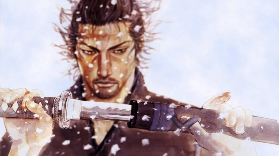 Vagabond Sword Drawn Wallpaper