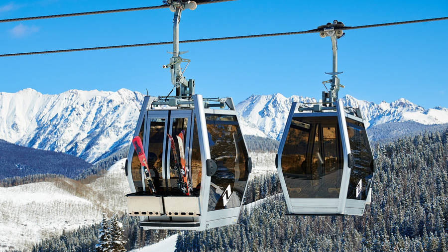 Vail Colorado Gondola Lifts Wallpaper