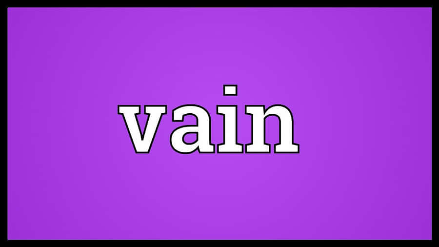 Vain On Purple Background Wallpaper