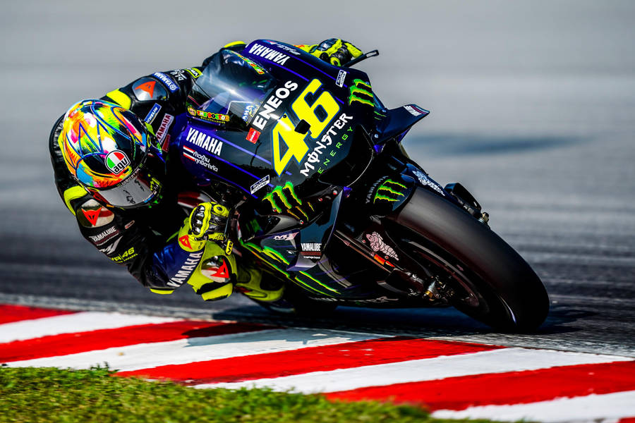 Valentino Rossi Monster Energy Yamaha Motogp Wallpaper