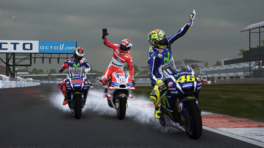 Valentino Rossi Motogp 15 Video Game Wallpaper