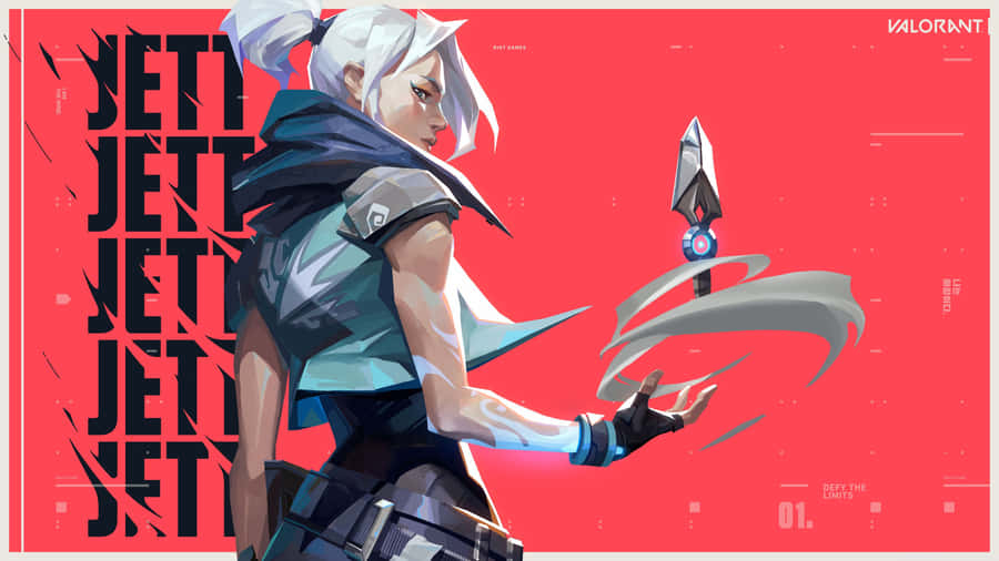 Valorant Desktop Jett Poster Art Wallpaper