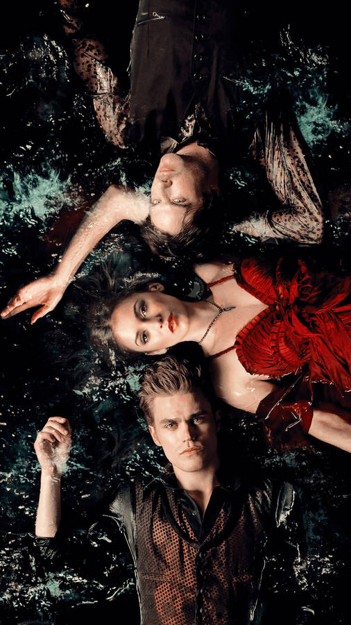 Vampire Diaries Love Triangle Wallpaper