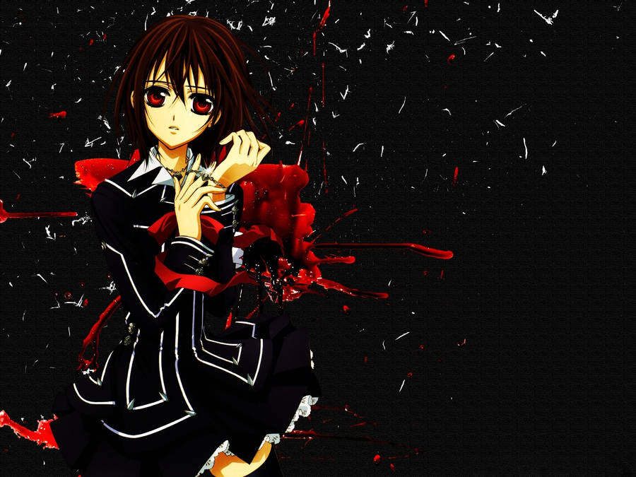 Vampire Knight Yuki Bloody Edit Wallpaper