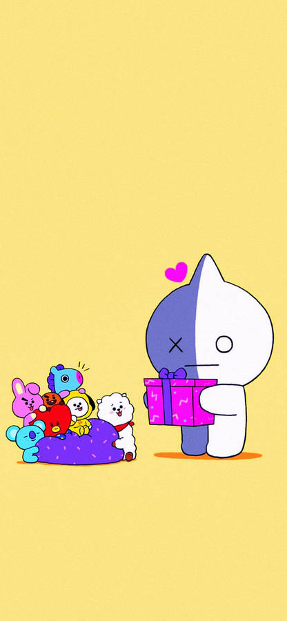 Van Bt21 Present Wallpaper