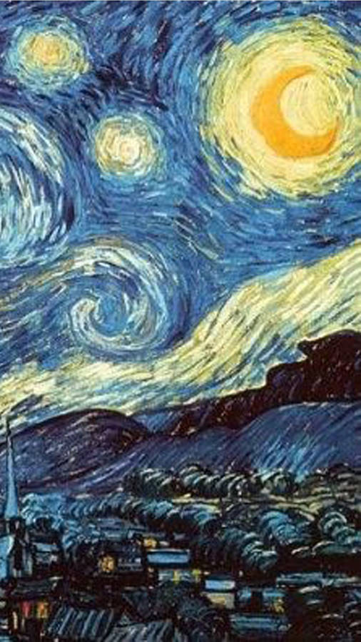 Van Gogh Hippie Aesthetic Laptop Wallpaper