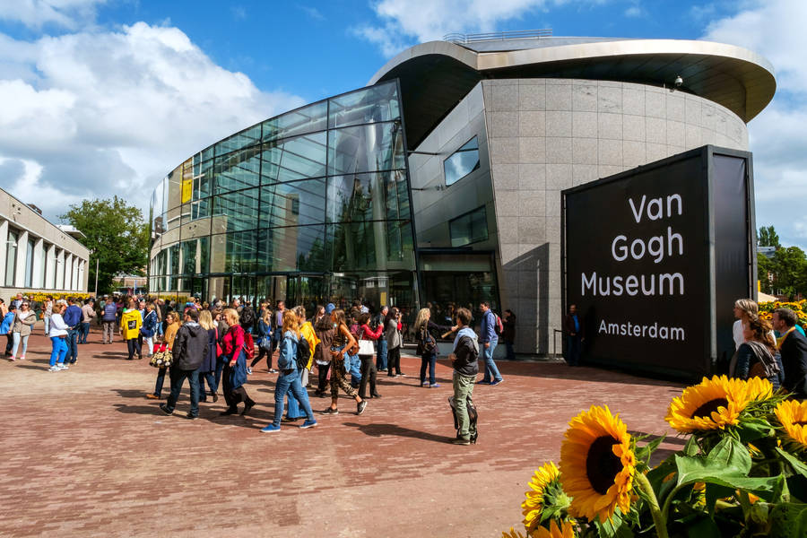 Van Gogh Museum Entrance Hall Wallpaper