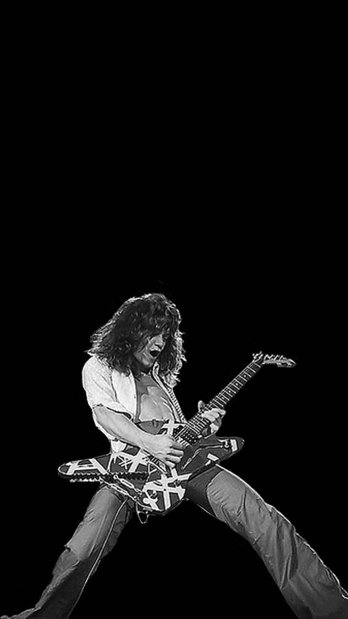 Van Halen Rock Band Black And White Wallpaper