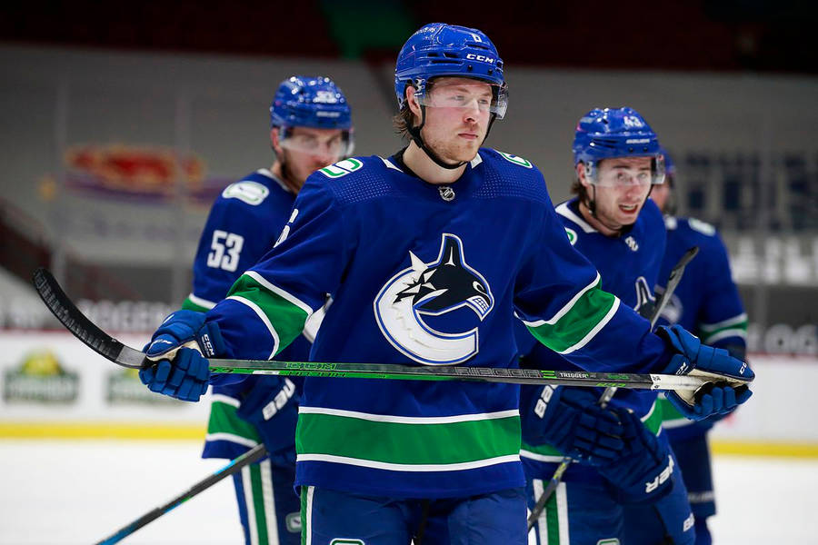 Vancouver Canucks Right Wing Boeser Wallpaper