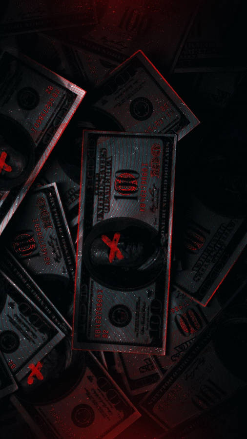 Vandalized Money Iphone Wallpaper