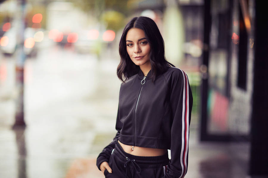 Vanessa Hudgens Sporty Jacket Wallpaper