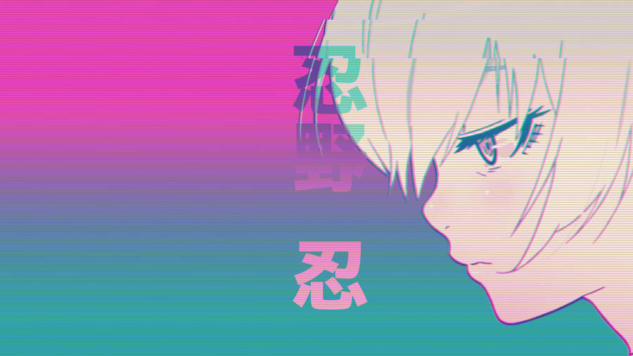 Vaporwave Anime Aesthetic Girl Wallpaper