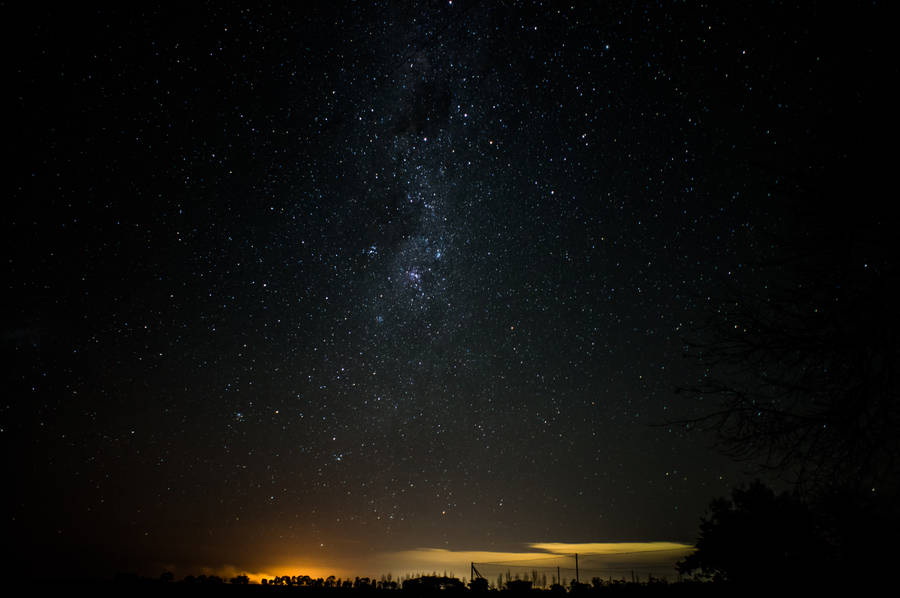 Vast Starry Night Sky Wallpaper