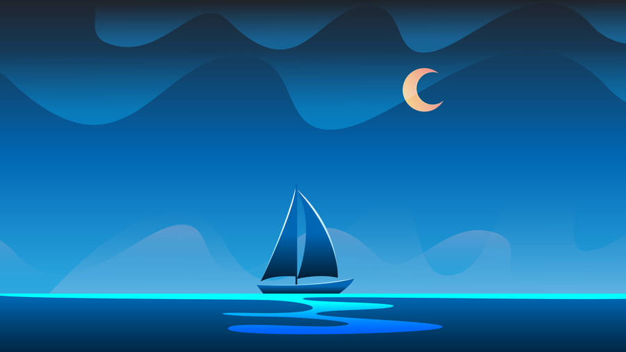 Vector Art Sea Background Wallpaper