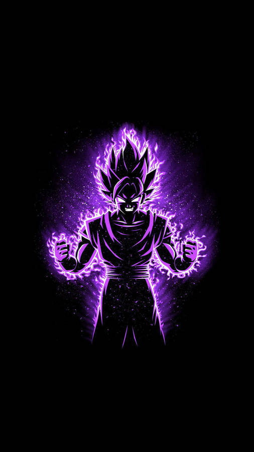 Vegeta Black And Purple Phone Wallpaper