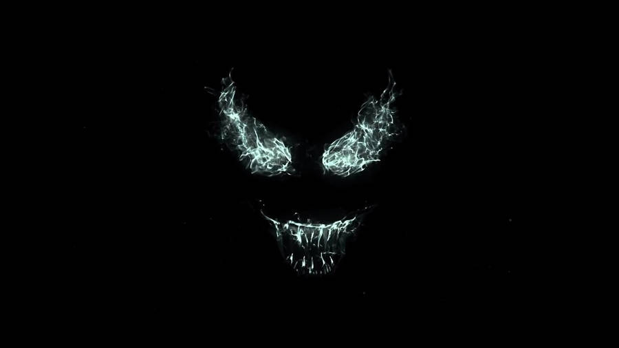 Venom Movie Creepy Face Wallpaper