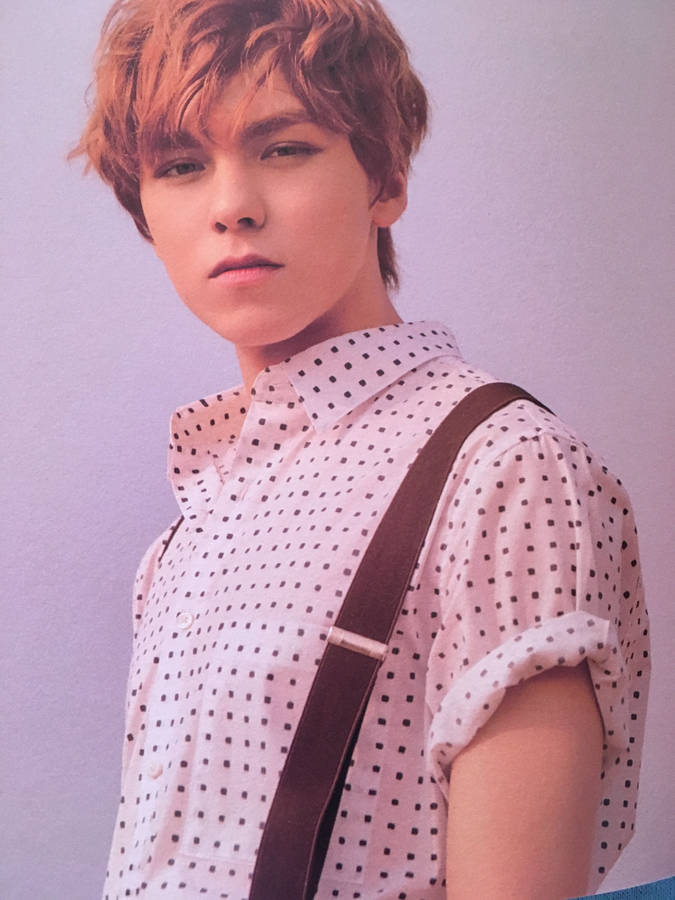 Vernon Wearing Suspenders Wallpaper