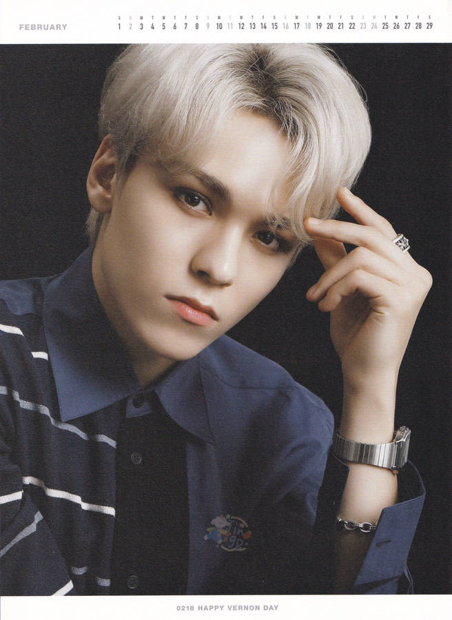 Vernon With White Hair Wallpaper