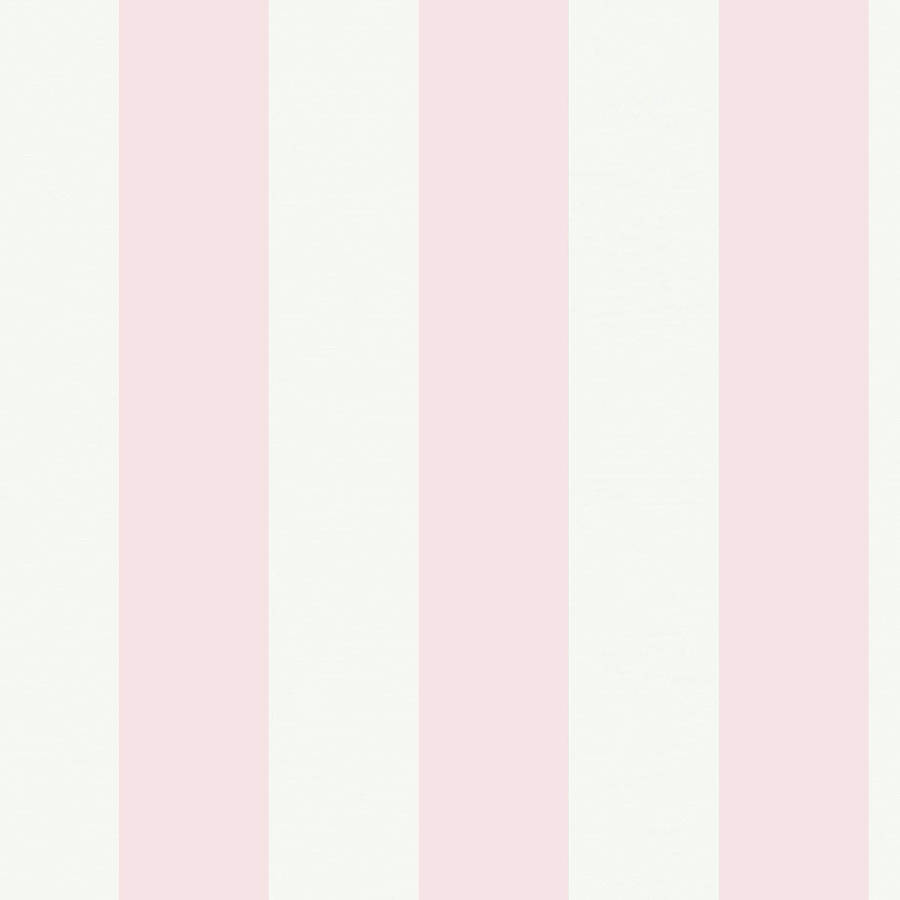 Vertical Stripes Pink White Pattern Wallpaper