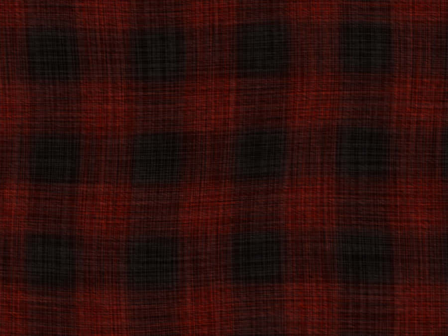 Very Dark Black And Red Plaid Pattern Wallpaper