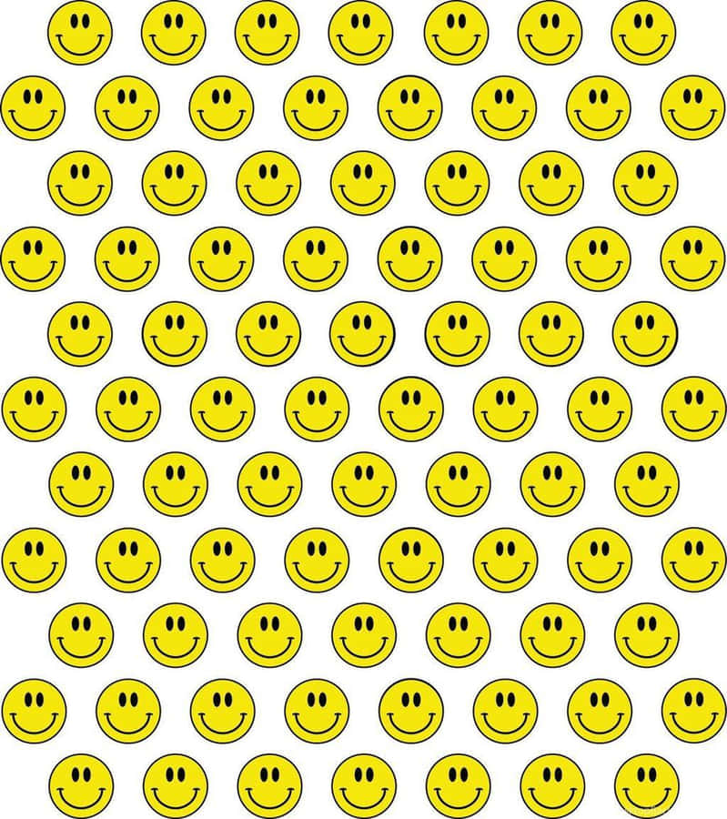 Vibrant Aesthetic Smiley Face Wallpaper