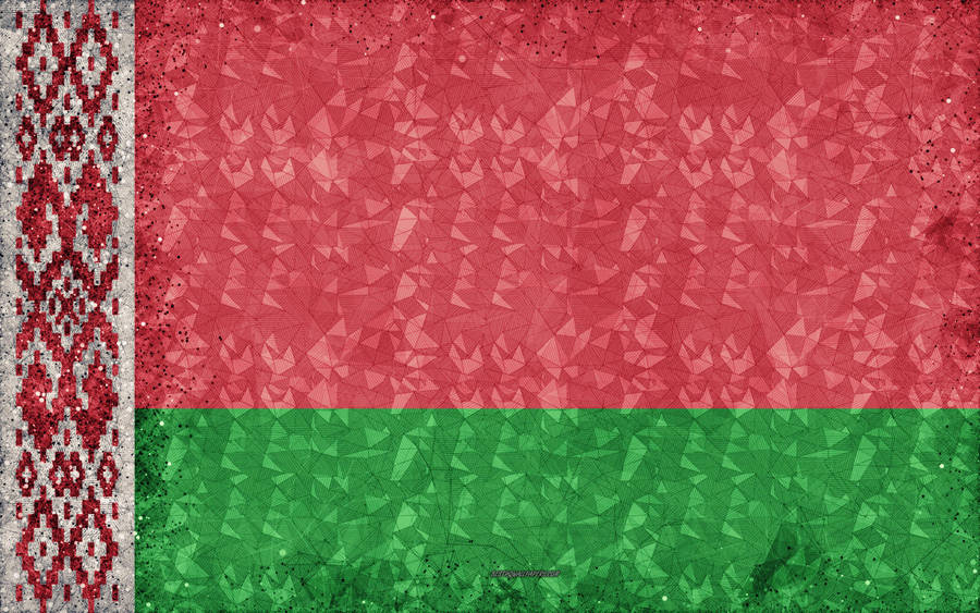 Vibrant And Dynamic Belarus Flag Wallpaper