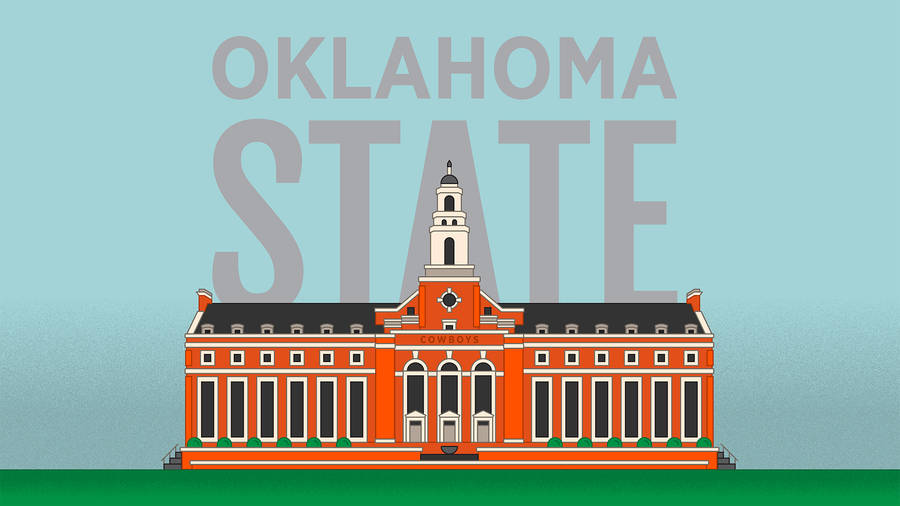 Vibrant And Impressive Oklahoma State University Vector Image Wallpaper