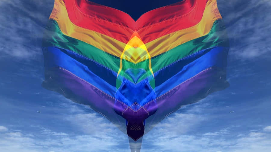 Vibrant Colors Of Equality - The Lgbt Flag Wallpaper