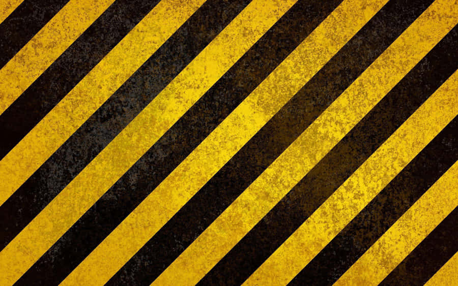 Vibrant Contrast Of Black And Yellow Hues Wallpaper