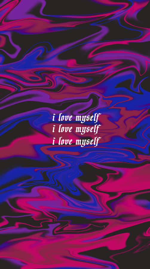 Vibrant Display Of Bisexuality Pride Flag Wallpaper
